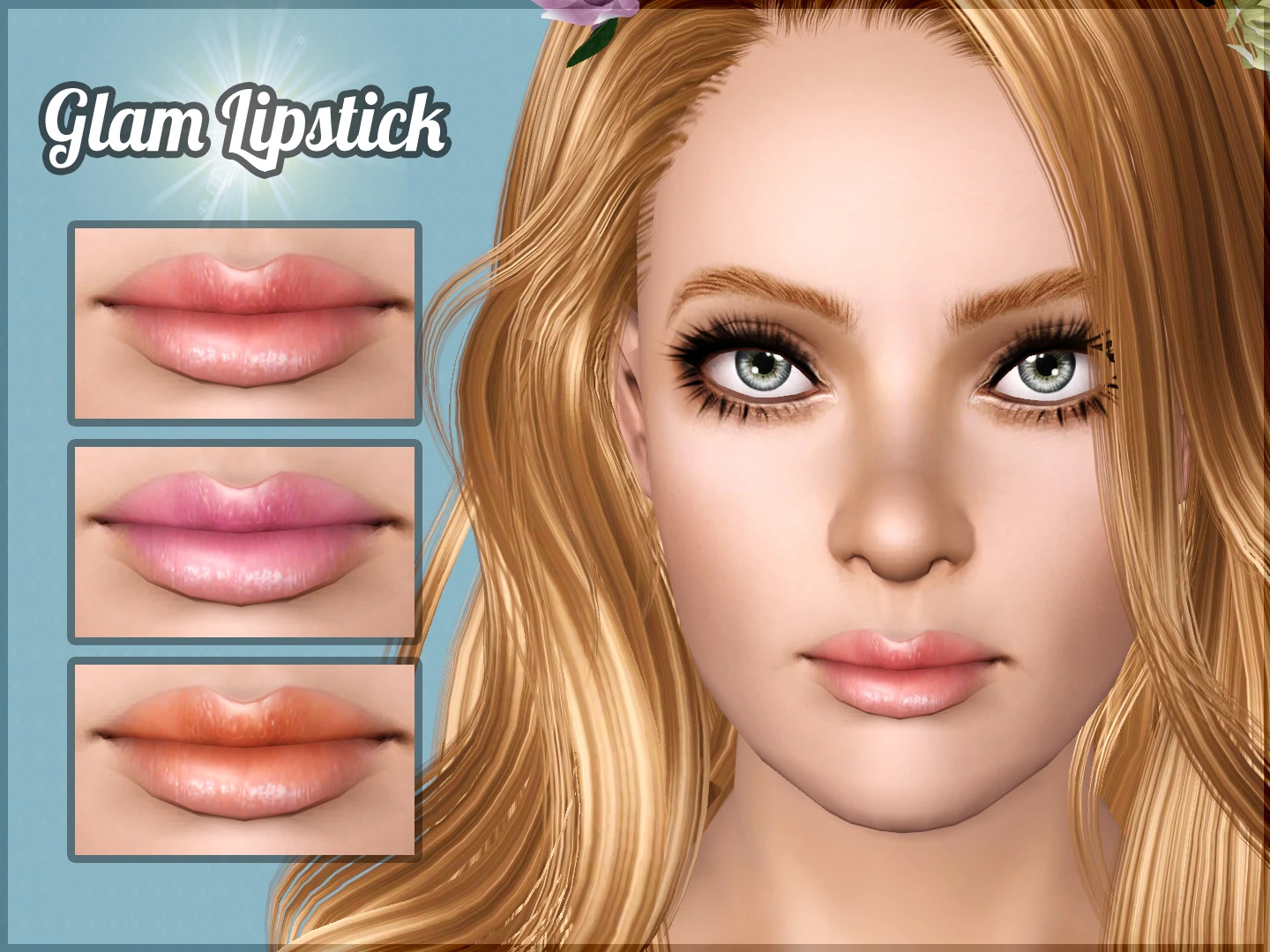 The Sims 3 "Блестящая губная помада (Glam Lipstick)"