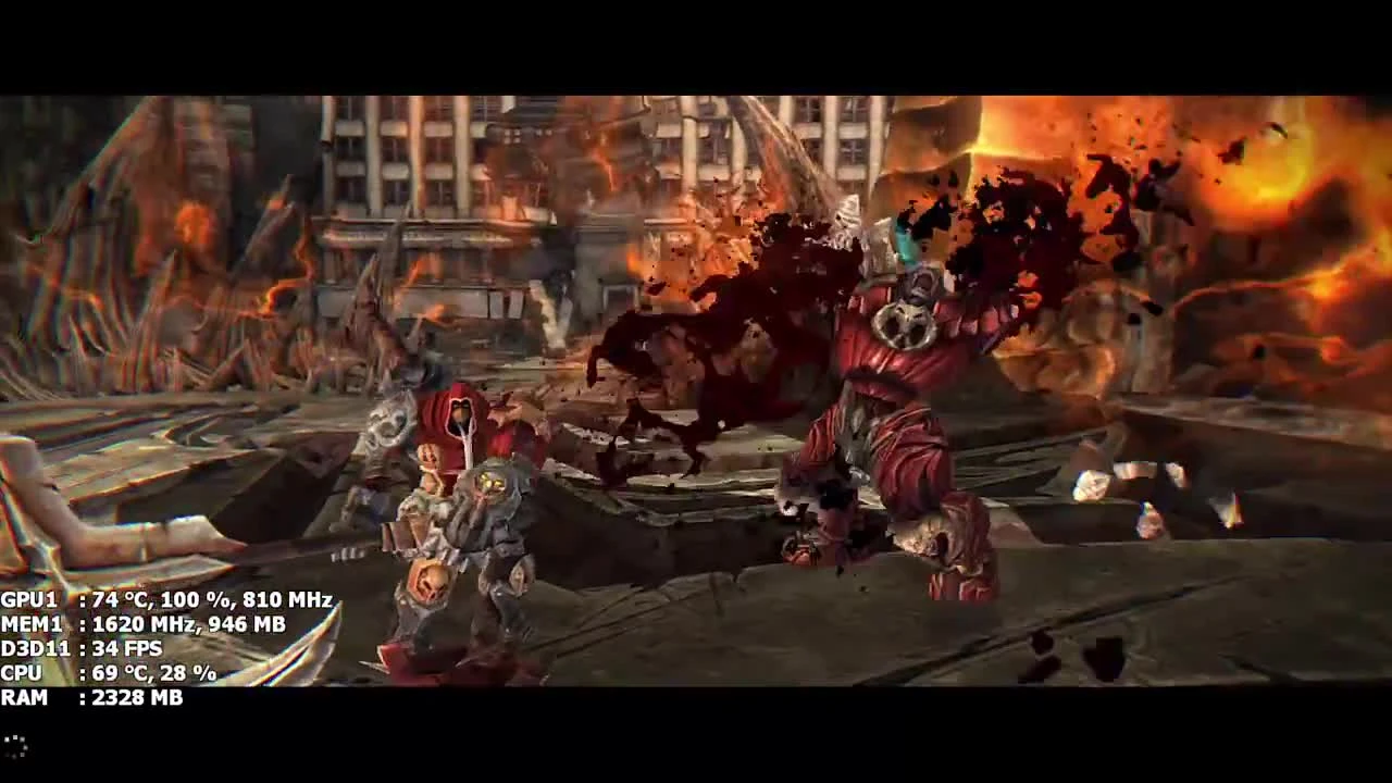 Darksiders Warmastered Edition на Nvidia GT 630 1GB GDDR5