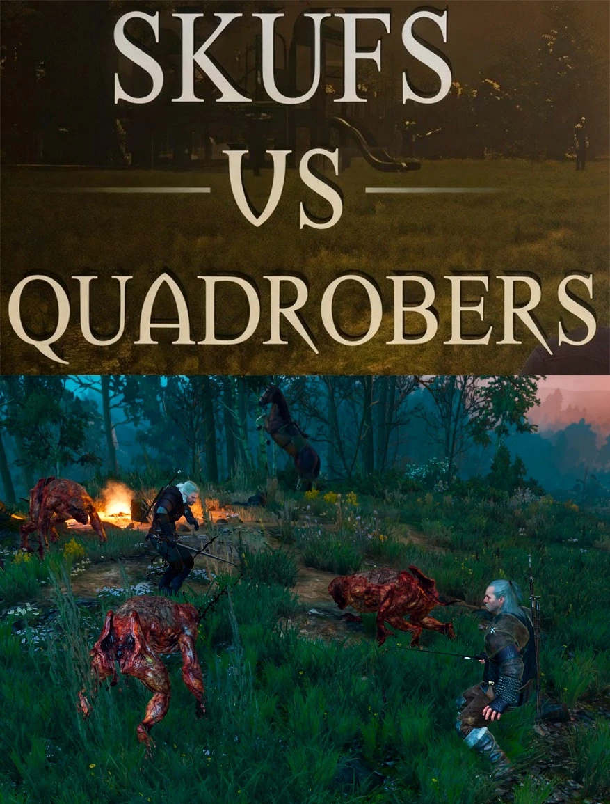 Скуфы против квадроберов