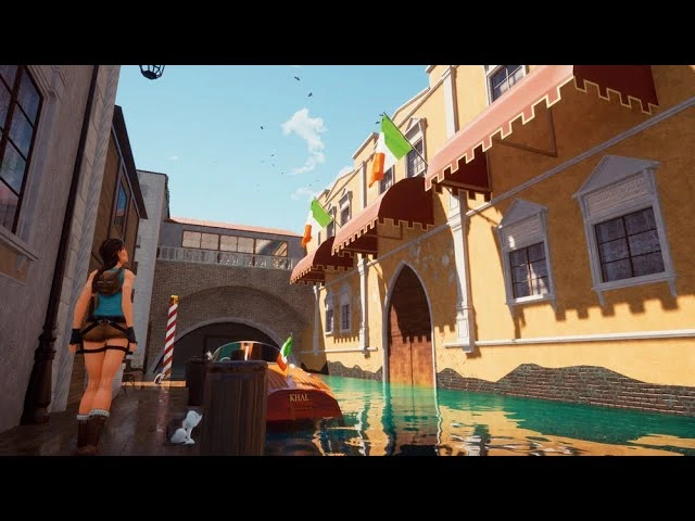 В новых роликах можно взглянуть на некоторые локации Tomb Raider 2 переделанные на Unreal Engine 4