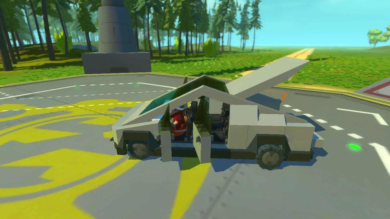 Scrap Mechanic "Tesla Cyber truck"