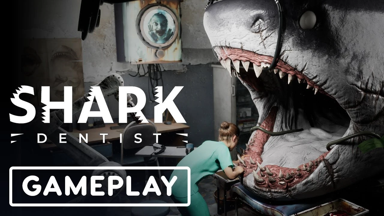 Геймпленый трейлер хоррор-симулятора стоматолога Shark Dentist
