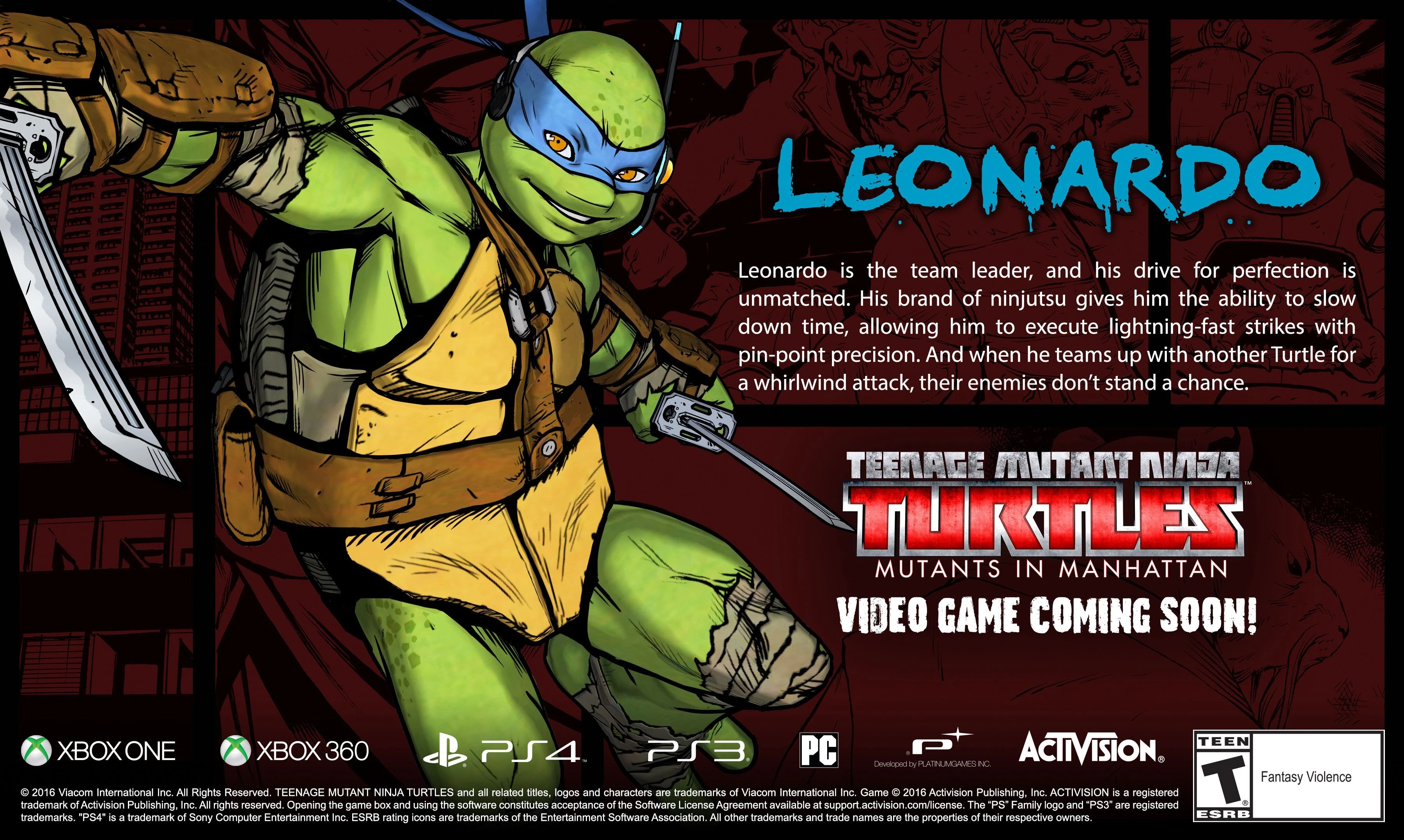 Teenage Mutant Ninja Turtles 2: Battle Nexus "TMNT: Mutant in Manhattan New Version"