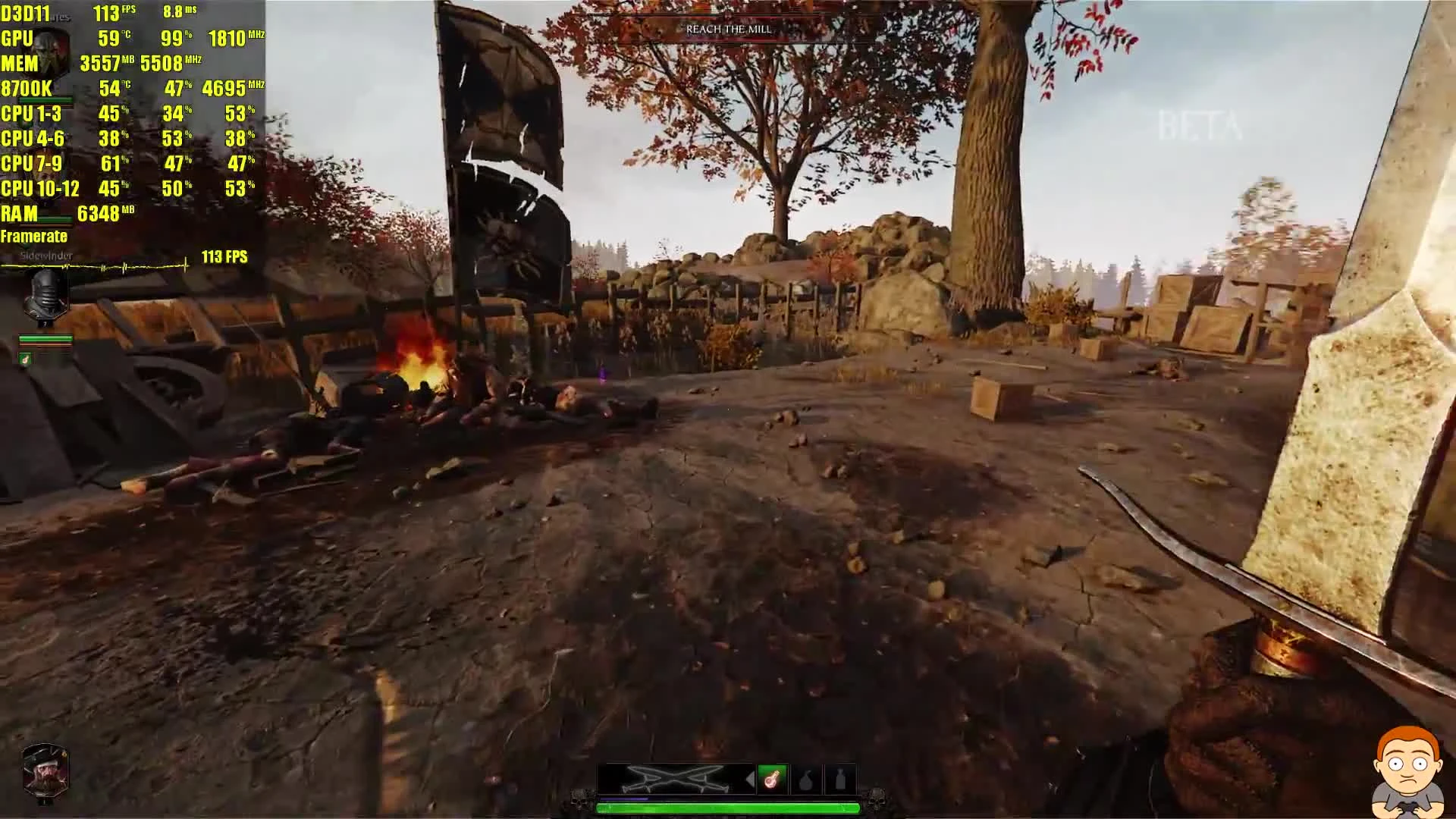 Warhammer Vermintide 2: PC Экстремальные настройки графики GTX 1080 TI 8700K 1440p