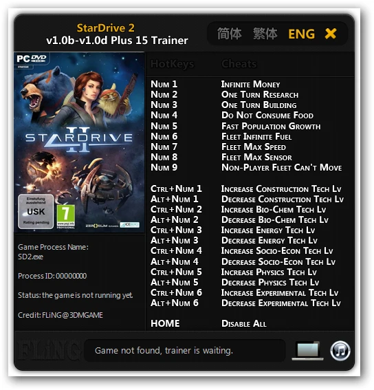 StarDrive 2: Трейнер/Trainer (+15) [1.0b - 1.0d] {FLiNG}