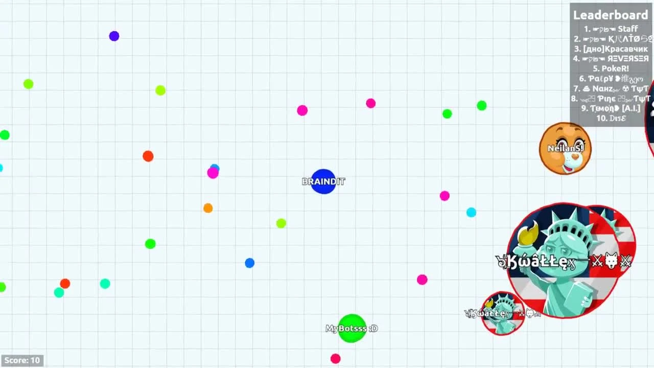 AGAR.IO -Новый Безумный Крутой !