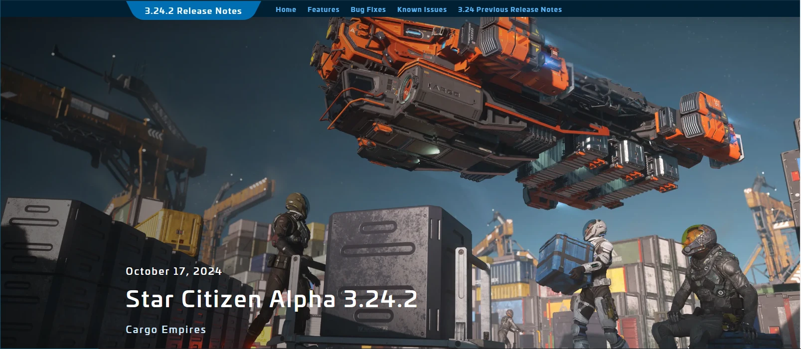 Для Star Citizen вышло масштабное обновление 3.24.2