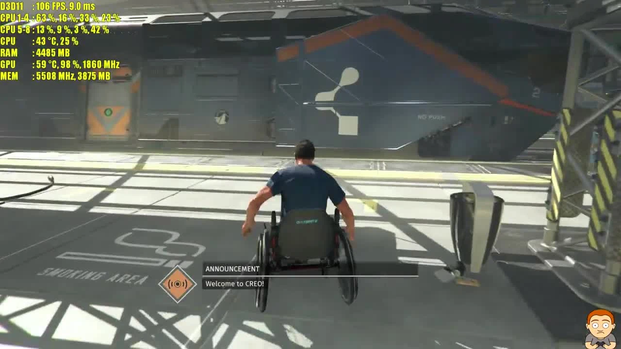 Surge GTX 1080 TI Very High 1440p Тест производительности частоты кадров