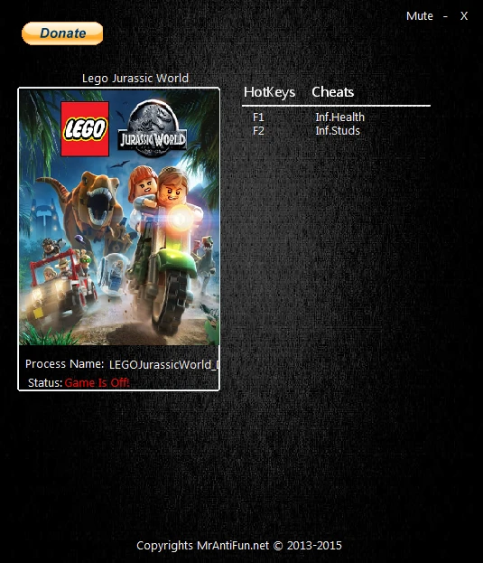 LEGO Jurassic World: Трейнер/Trainer (+2) [1.0] {MrAntiFun}