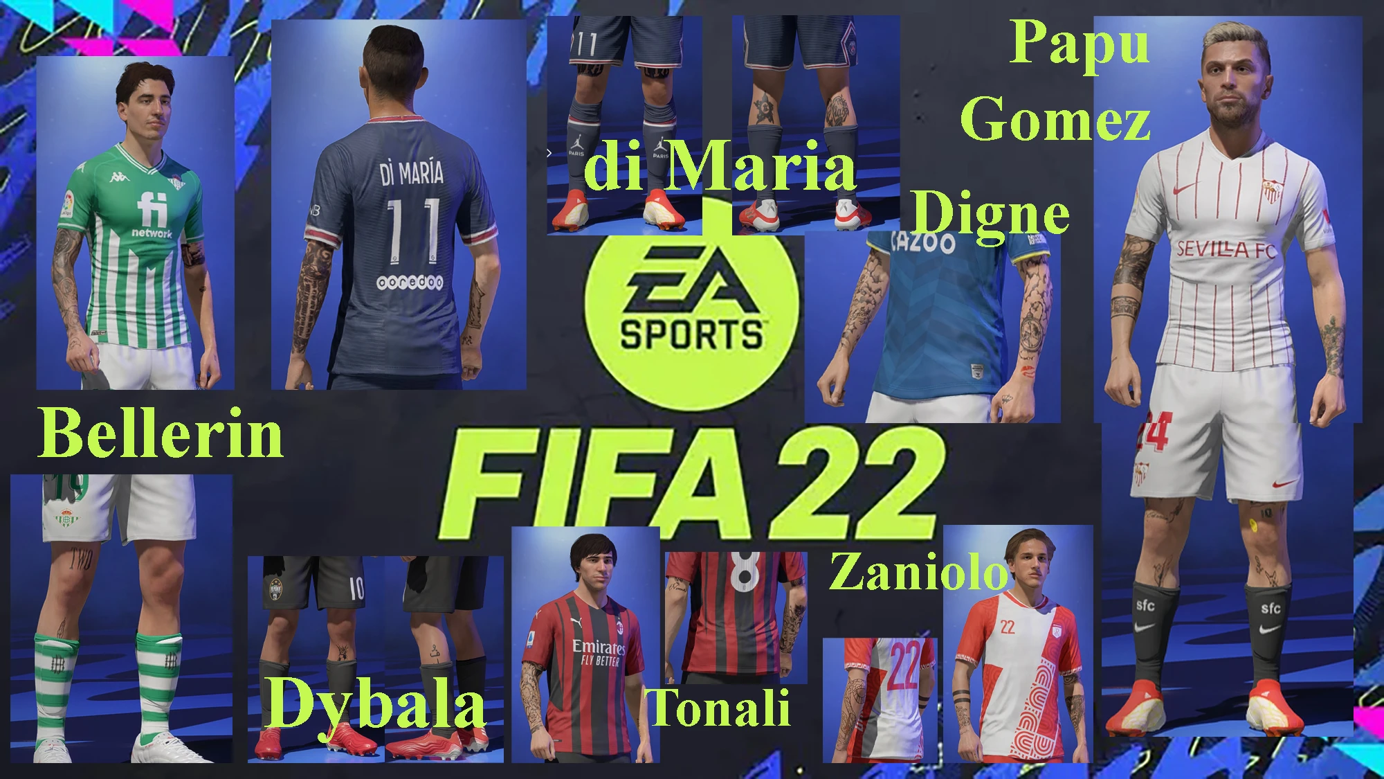 FIFA 22 "Большой пак татуировок 4.0"