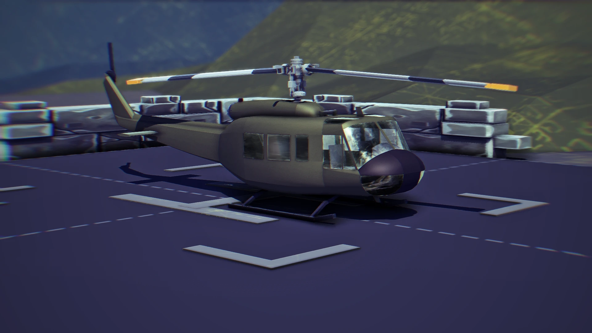 Besiege "Вертолёт Bell uh-1"