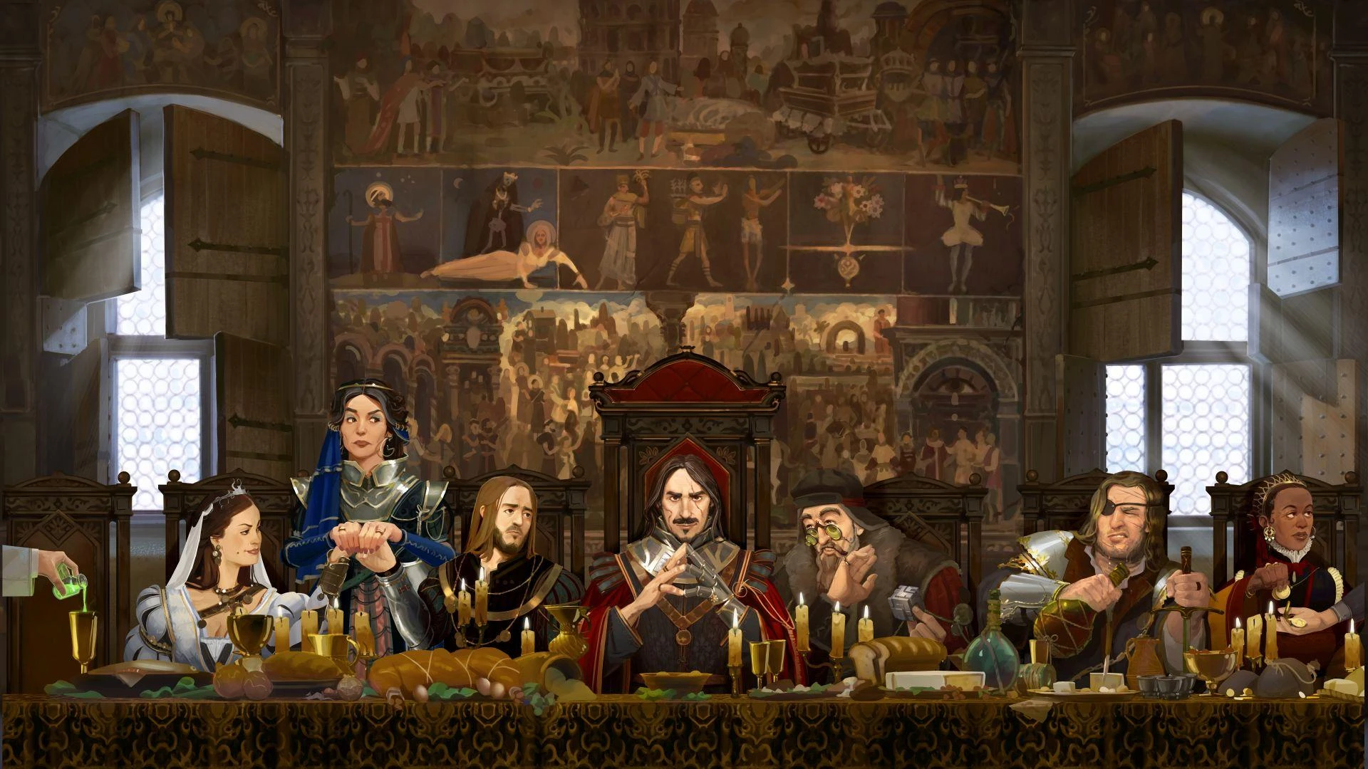 Еще больше геймплея из демоверсии грандиозной стратегии Great Houses of Calderia