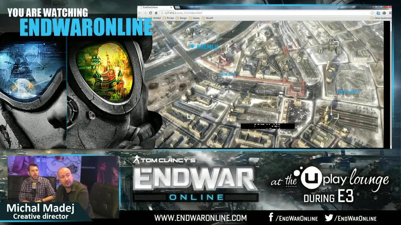 EndWar Online "Uplay Lounge during E3"