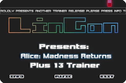 Alice - Madness Return: Трейнер (+13) [1.0 - Update 2] {LinGon}