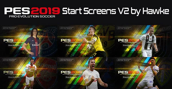 PES 2019 "New Start Screens v2"