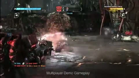 Transformers: War for Cybertron "Multiplayer Demo Trailer"