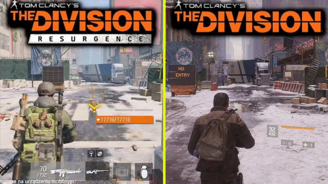 В трейлере показали отличия графики бесплатной мобильной The Division от оригинала 2016 года