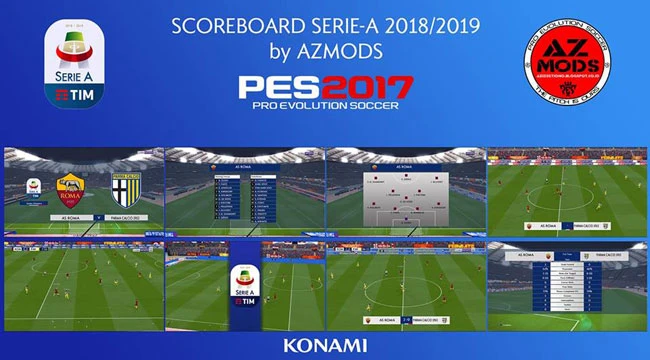PES 2017 "Scoreboard Serie A 2018/2019"