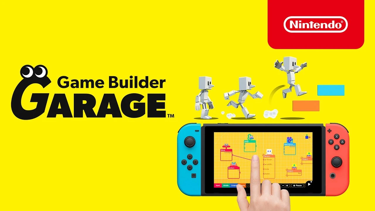 Обзорный трейлер Game Builder Garage - конструктора игр от Nintendo
