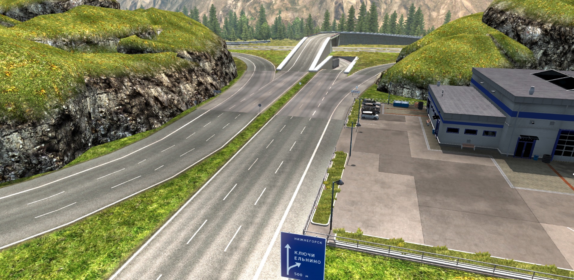 Euro Truck Simulator 2 "Карта D2 1.4.1 для ETS 2 версии 1,32-1.34"