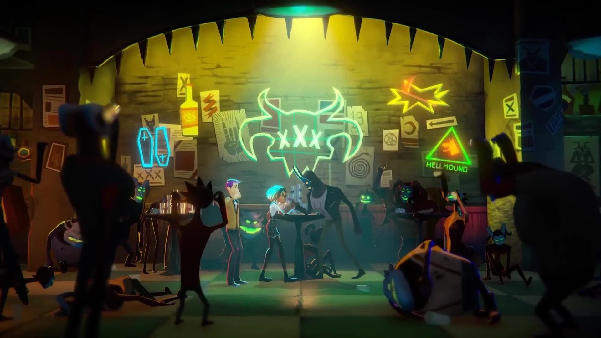 Первый трейлер Afterparty - игры, в которой нужно бухать с Сатаной