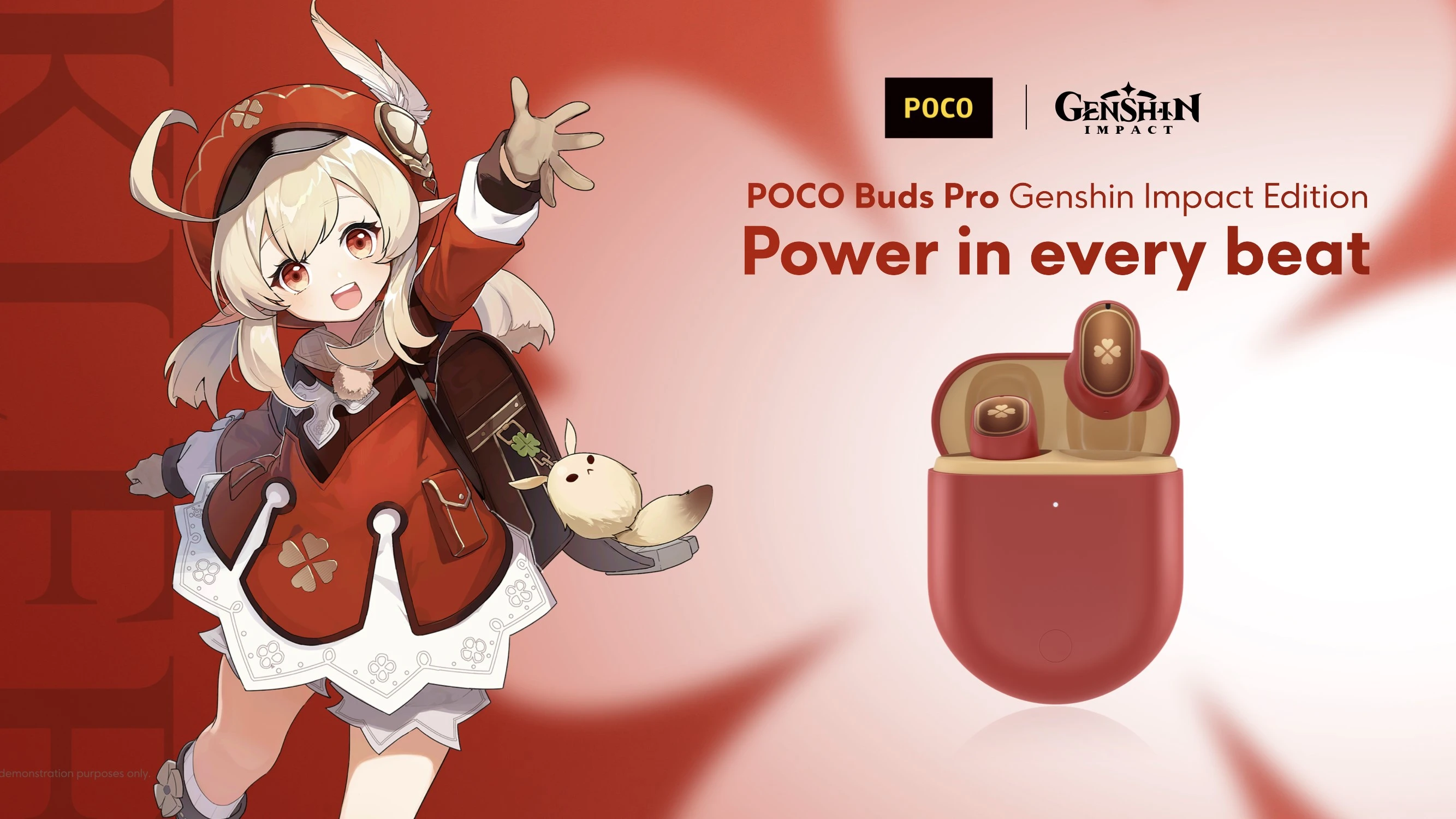 Poco представила беспроводные наушники Poco Buds Pro в стиле Genshin Impact