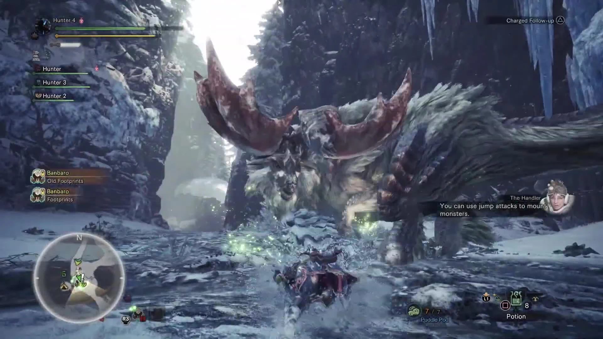 Monster Hunter World: Iceborne - Сражение с Банбаро