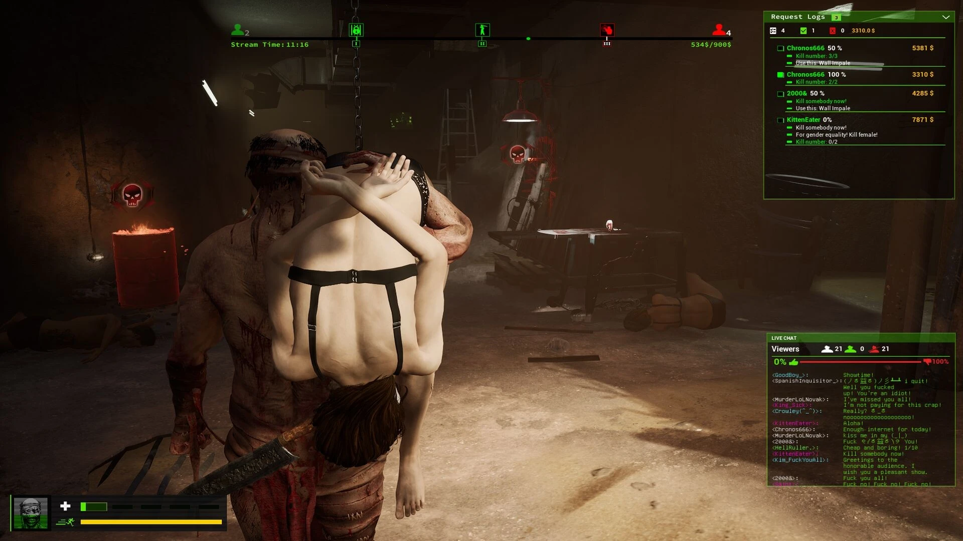 Tormentor "Таблица +3 для Cheat Engine от LIOBOSS: Редактор игрока, скорости и денег"