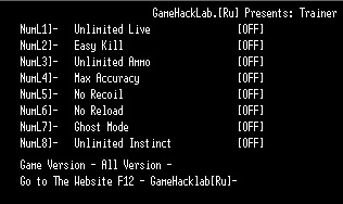 Hitman: Absolution: Трейнер/Trainer (+8) [Prophet] {LIRW / GHL} - Update: 18.08.2017