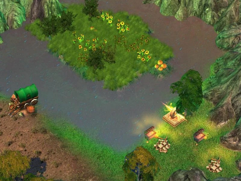 Heroes Of Might And Magic 5: Повелитель орды "Карта - Fire Lake"