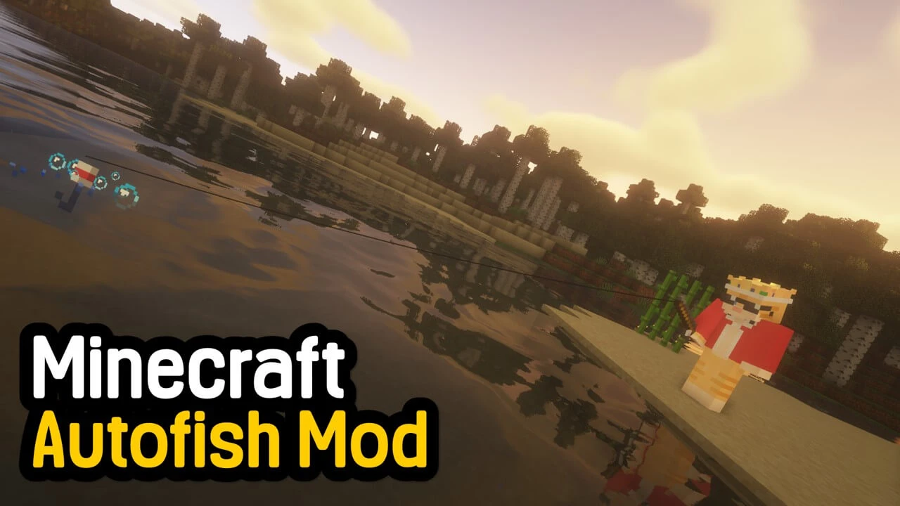 Minecraft "Чит-мод Автоматическая рыбалка" [1.12.2 - 1.19.3]