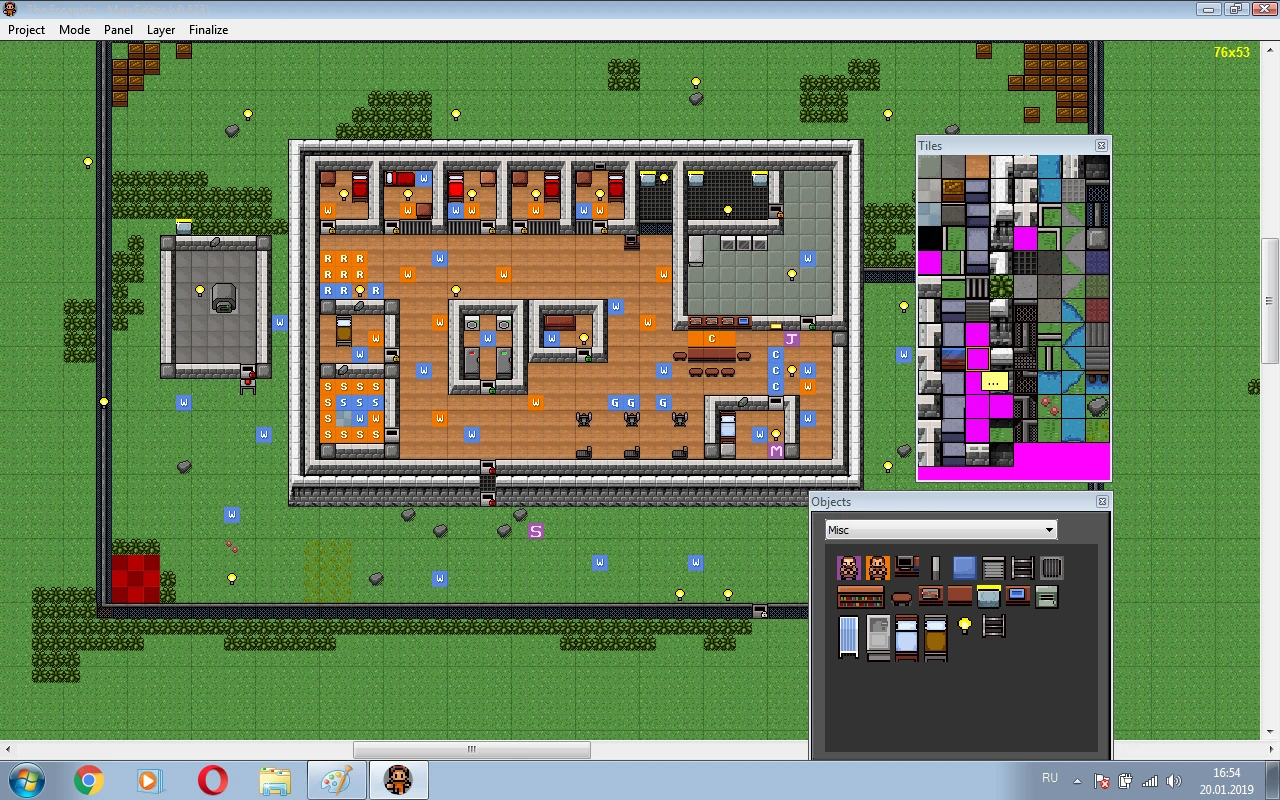 Escapists "Hard map"