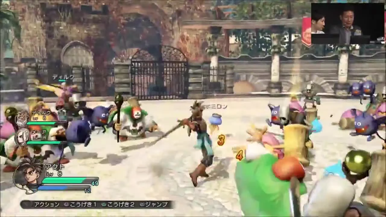 Dragon Quest Heroes "Геймплей TGS 2014"