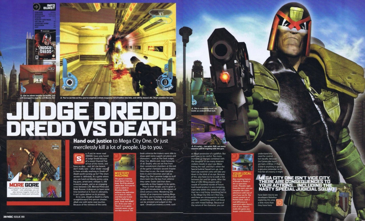 Несправедливо недооценённая игра. Мнение о игре Judge Dredd vs Death!