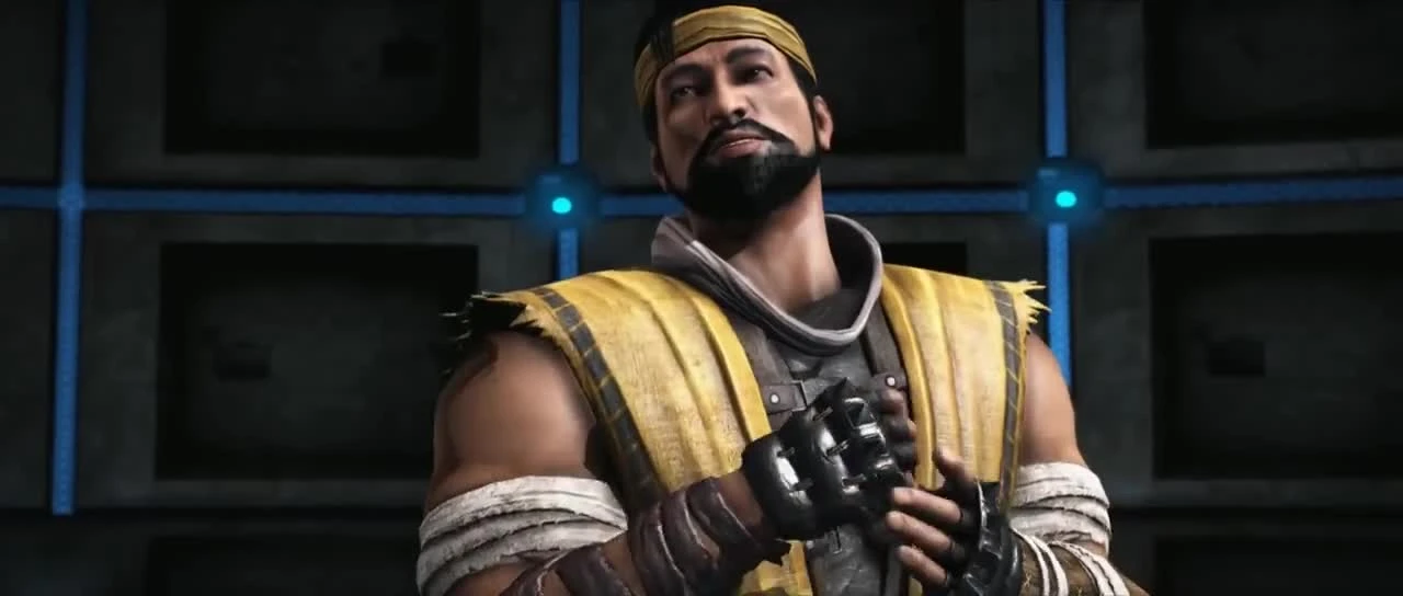 Все персонажи одевают очки Джонни Кейджа "скины"