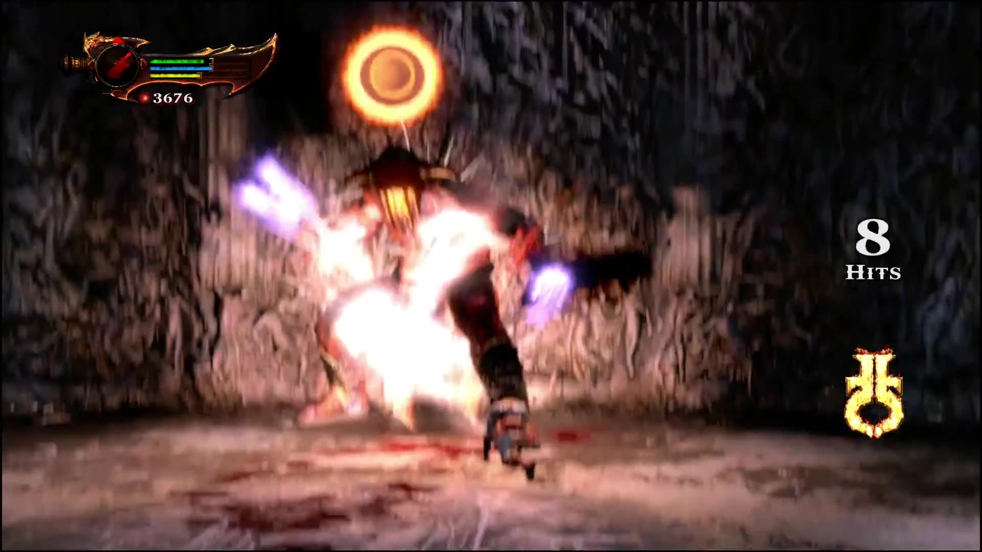 Битва Кратоса с Аидом в God of War 3 Remastered