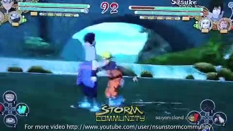 Naruto Shippuden:Ultimate Ninja Storm 3 - Движения Наруто