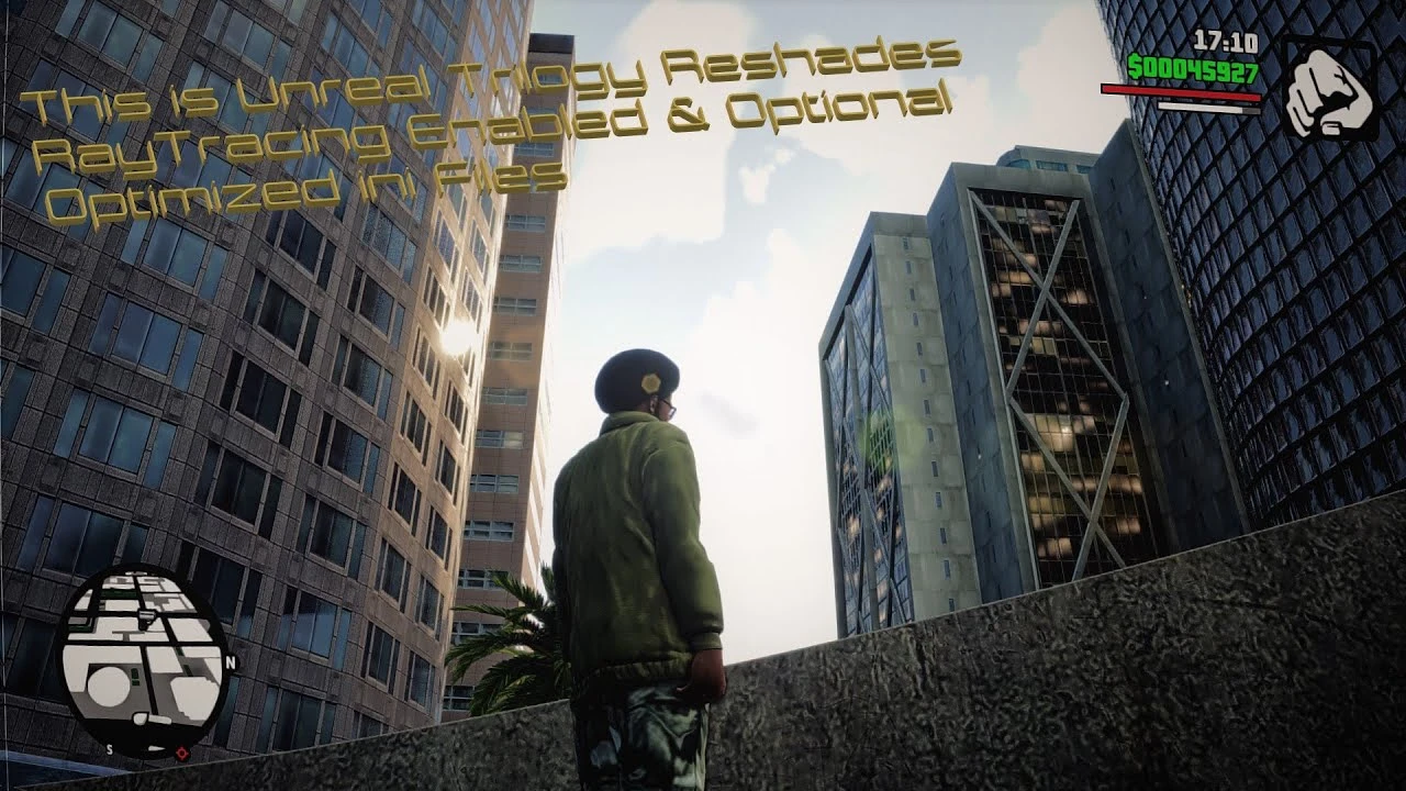 Grand Theft Auto: The Trilogy (San Andreas) "Улучшение графики - включение трассировки лучей"