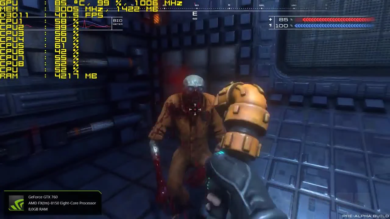 System Shock (2016) - Тестирование на GTX 760/950