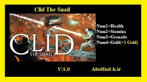 Clid The Snail: Трейнер/Trainer (+4) [1.0] {Abolfazl.k}