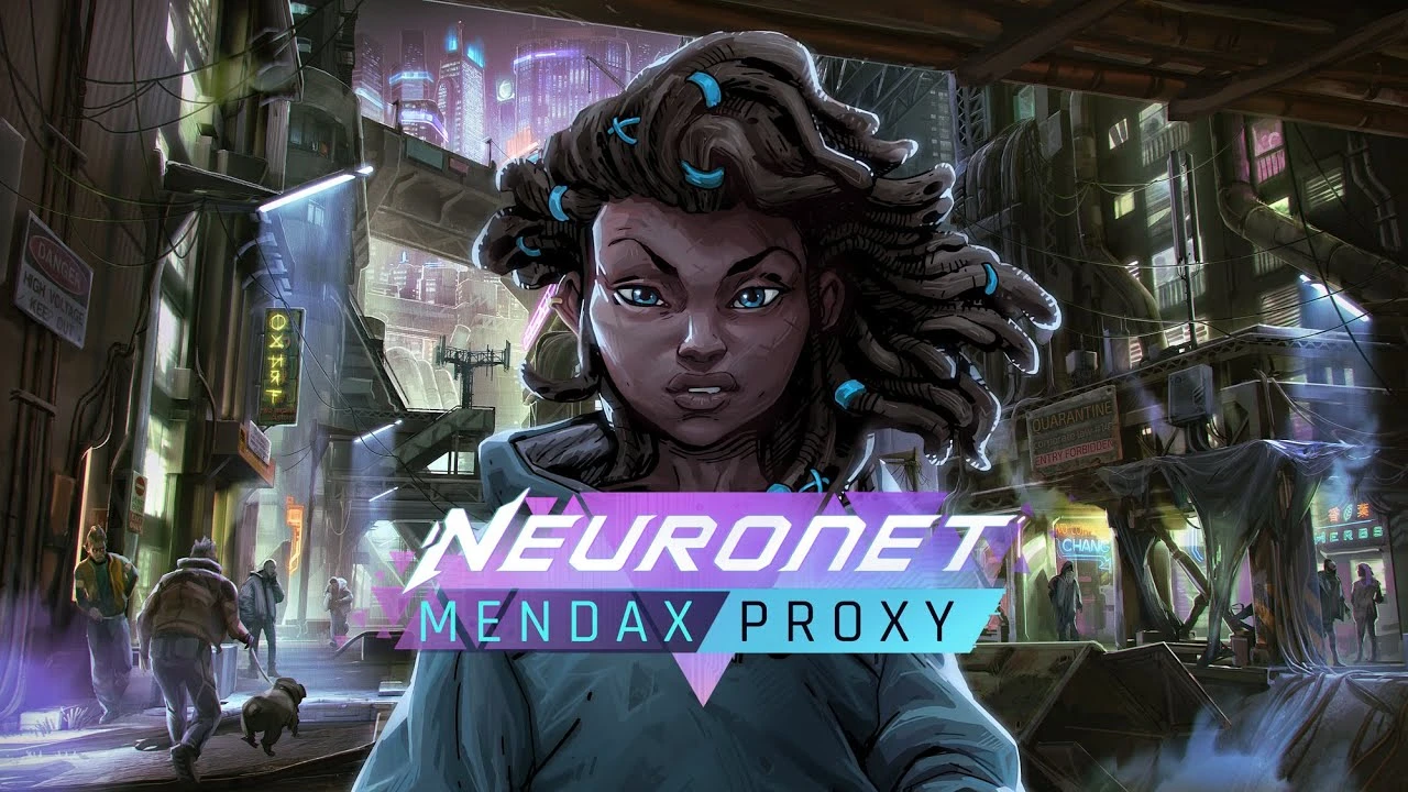 Новый геймплейный трейлер киберпанкового приключения "NeuroNet: Mendax Proxy"