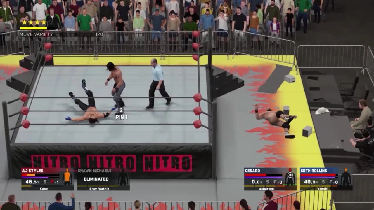 WWE 2K17 "Самые жесточайшие и Зрелищные Противостояния"