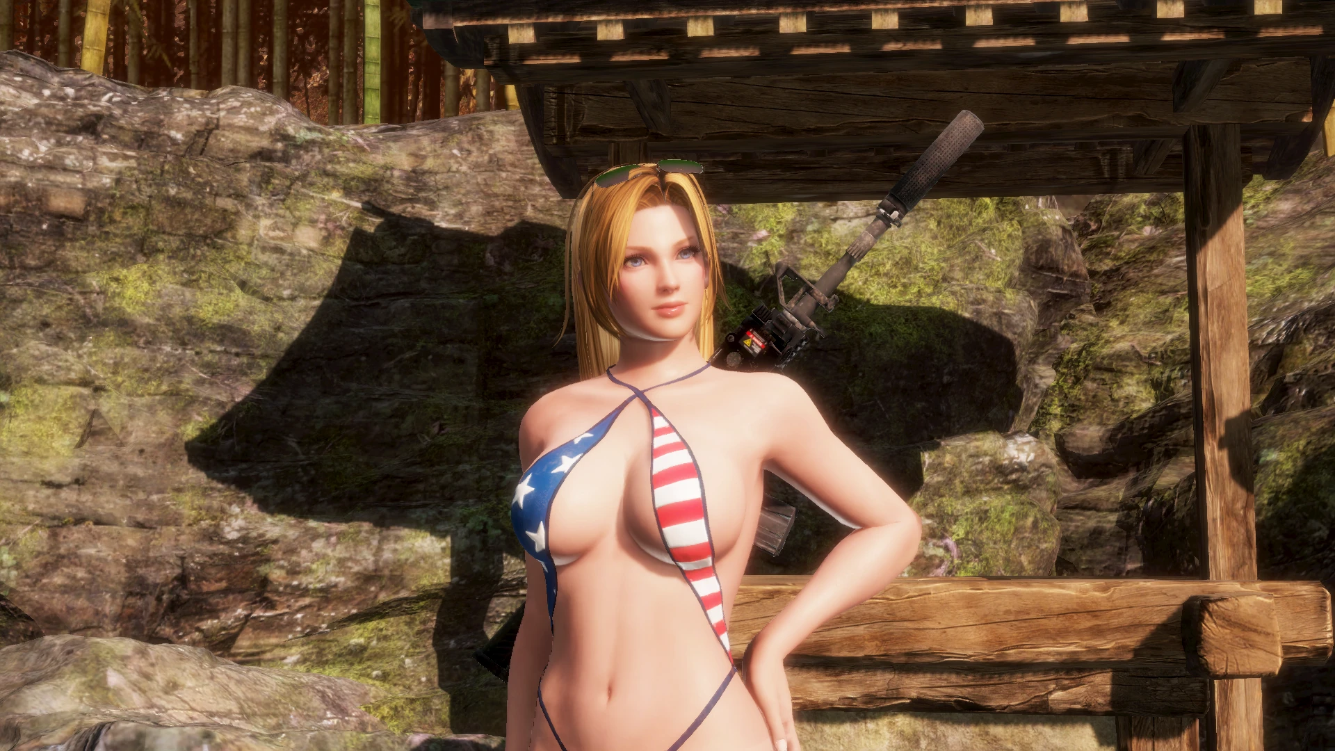 Dead or Alive 6 "Звёздно-полосатый купальник для Тины"