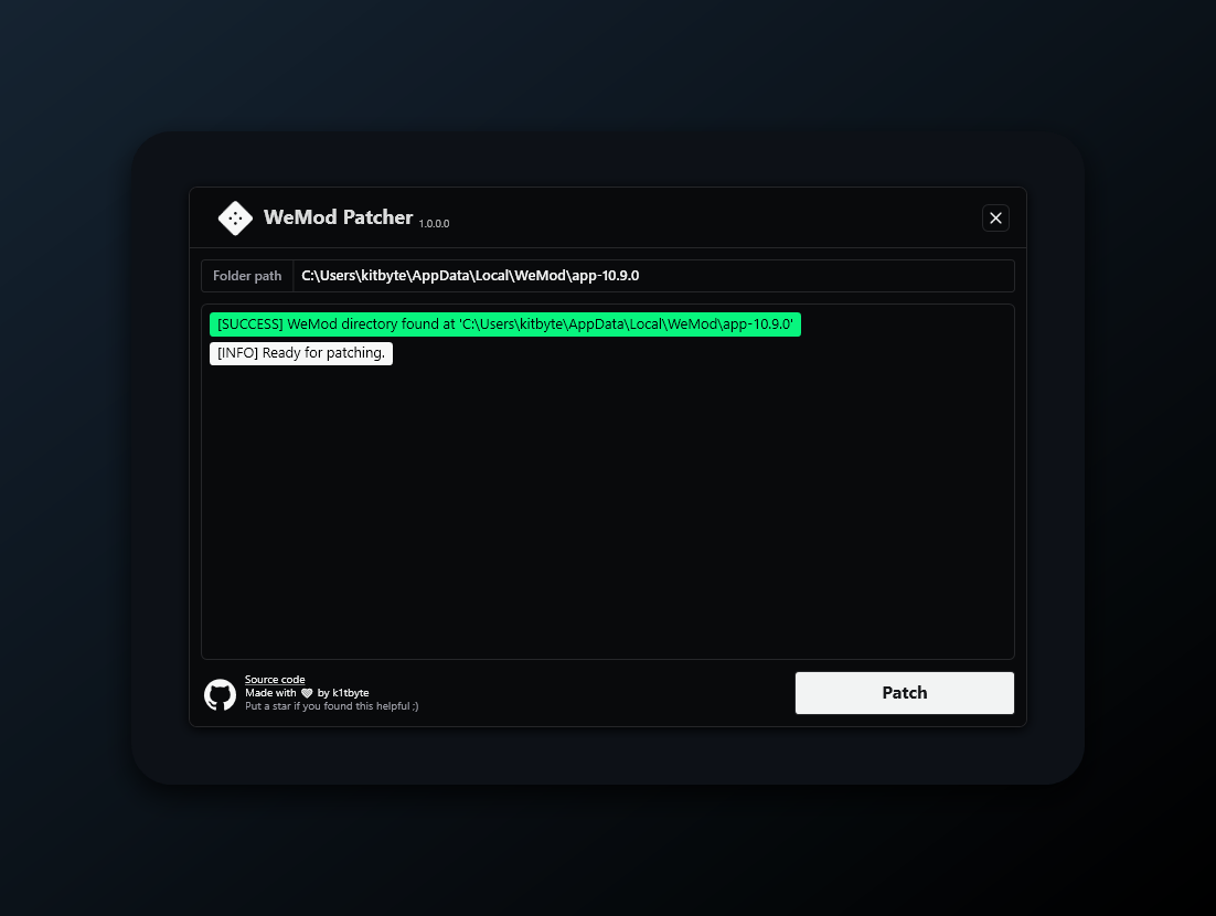 Wand (WeMod) патчер для разблокировки PRO функций от k1tbyte [1.4.0]