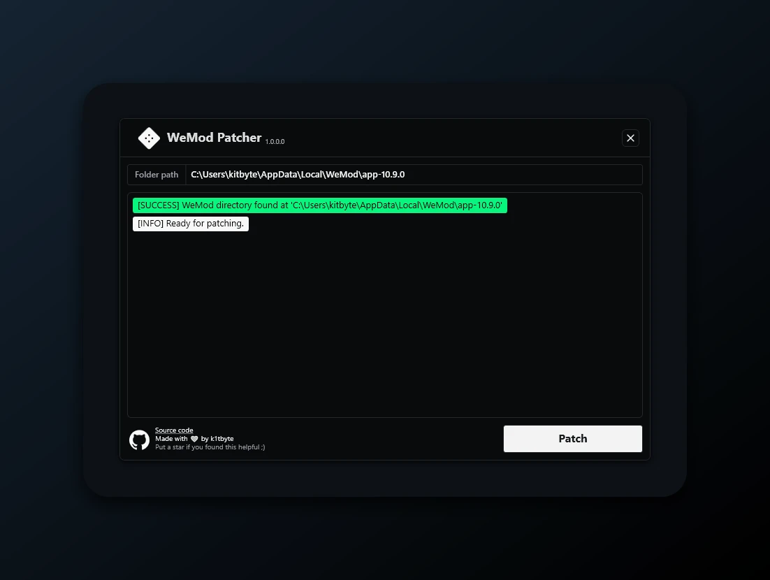 Wand (WeMod) патчер для разблокировки PRO функций от k1tbyte [1.4.0]
