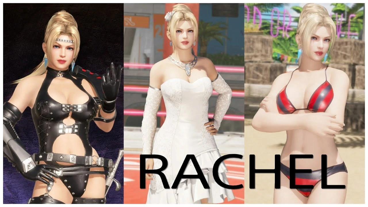 Рэйчел и набор костюмов "Бикини Санты" сегодня вышли в Dead or Alive 6