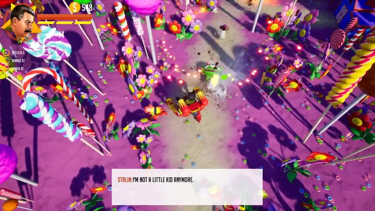 Товарищ Сталин развлекается в геймплейном видео Stalin vs. Martians 4