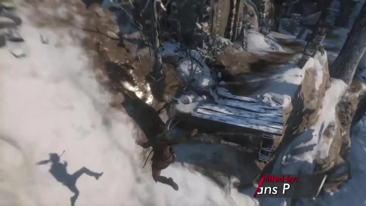 Slippery Snow - Tomb Raider (Fail) - GameFails