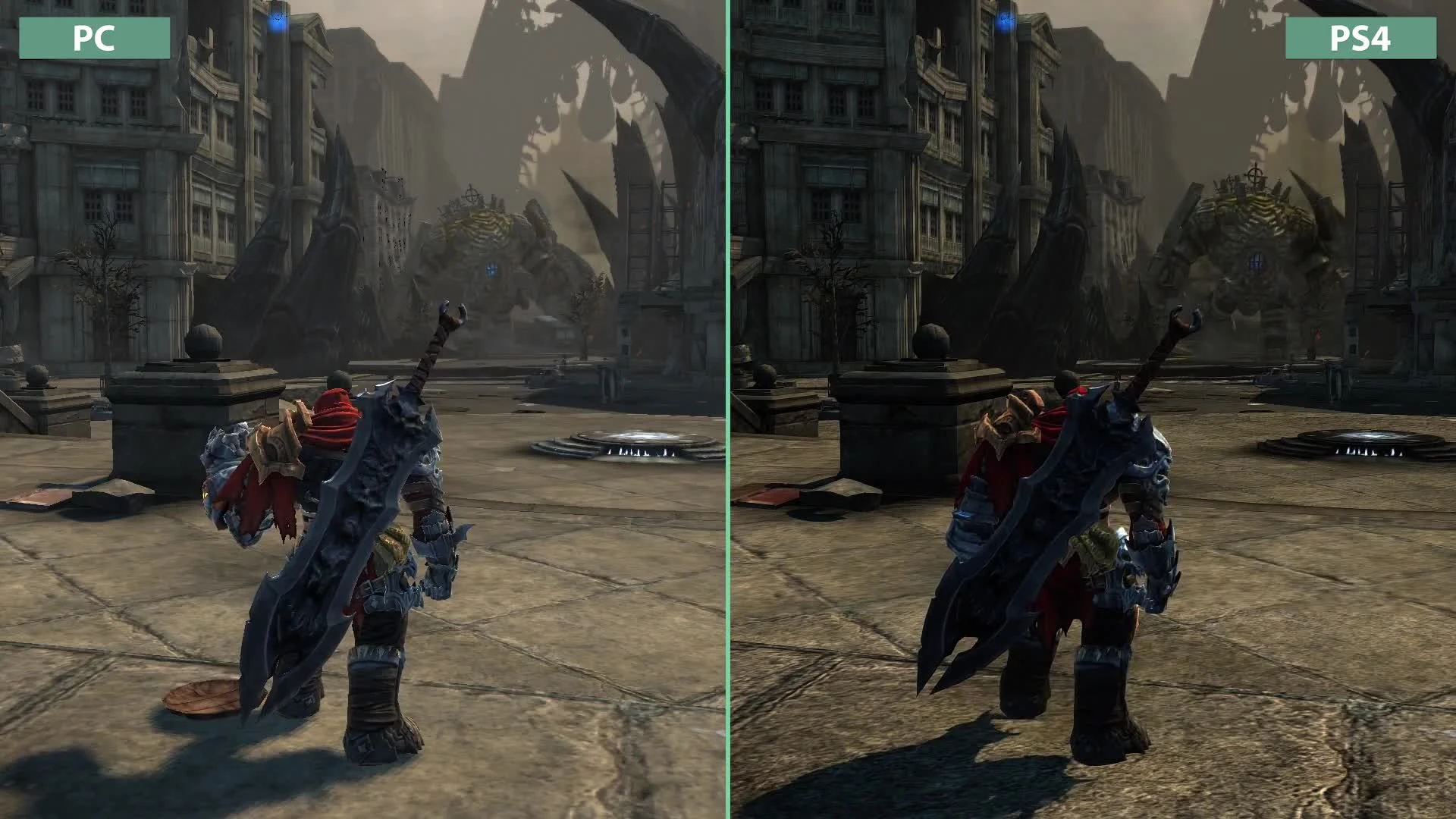 Darksiders "Сравнение графики на PC vs. PS4 Warmastered Edition" (Candyland)