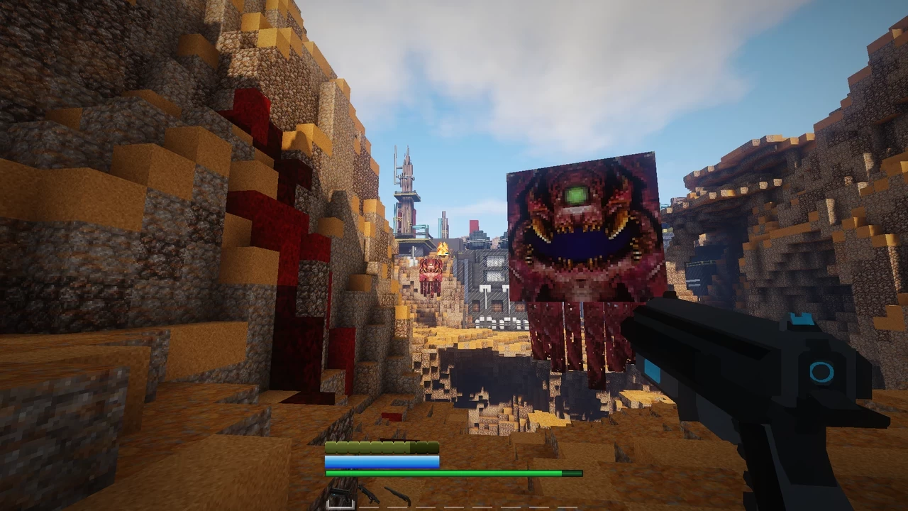 Minecraft "Карта DOOMED: Demons of the Nether"